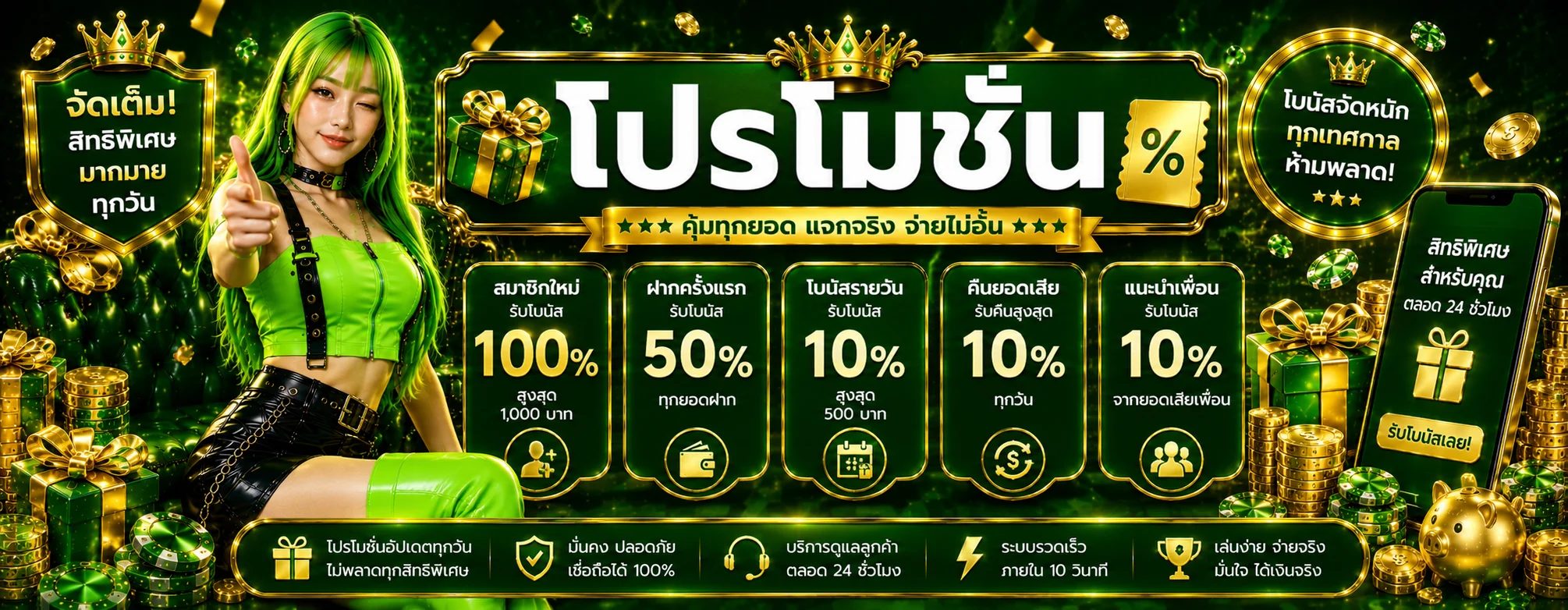 แบนเนอร์ WINHERO FUN ทางเข้าเว็บตรงบนมือถือ